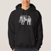 Thai Erawan White Elephant Hoodie (Vorderseite)