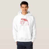 Thai Erawan White Elephant Hoodie (Vorne ganz)