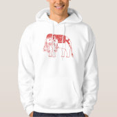 Thai Erawan White Elephant Hoodie (Vorderseite)