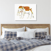 Thai Erawan White Elephant Leinwanddruck (Insitu (Schlafzimmer))