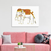 Thai Erawan White Elephant Leinwanddruck (Insitu (Wohnzimmer))