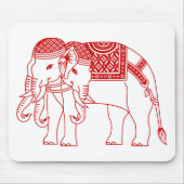 Thai Erawan White Elephant Mousepad (Vorne)