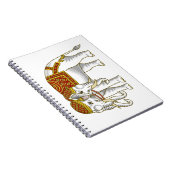 Thai Erawan White Elephant Notizblock (Rechte Seite)