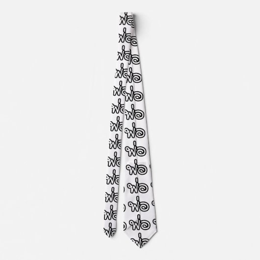 Thai Father - พ่ อ / Phaw - Thai-Sprachskript Krawatte (Rückseite)