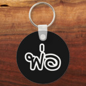 Thai Father - พ่ อ / Phaw - Thai-Sprachskript Schlüsselanhänger (Vorderseite)