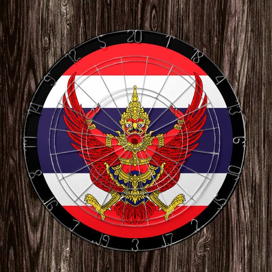 Thai Flag Dartboard & Thailand / Spielbrett Dartscheibe