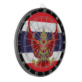 Thai Flag Dartboard & Thailand / Spielbrett Dartscheibe (Vorderseite Links)
