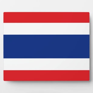 Thai Flag Fotoplatte