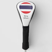 Thai Flag & Mit Monogramm Golfplätze Golf Headcover (Vorderseite)
