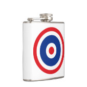 Thai Flag Roundel Target Flachmann (Rechts)