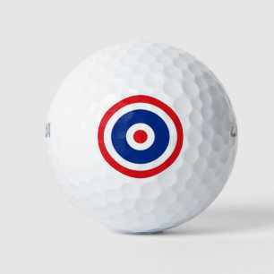 Thai Flag Roundel Target Golfball