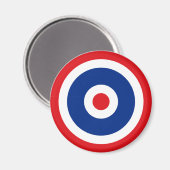Thai Flag Roundel Target Magnet (Vorderseite/Rückseite)