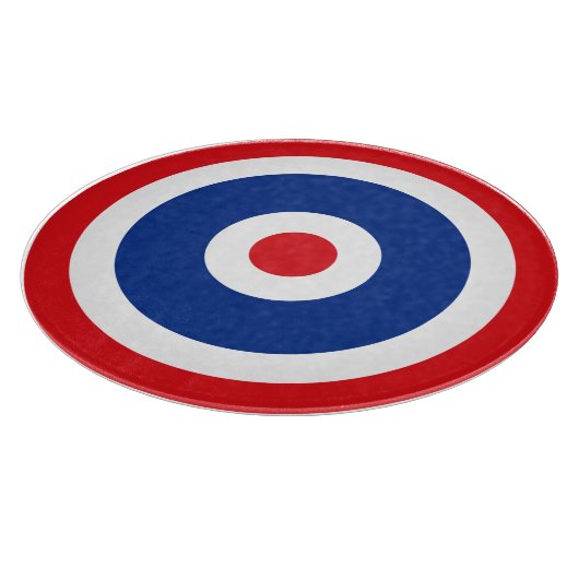 Thai Flag Roundel Target Schneidebrett (Ecke)