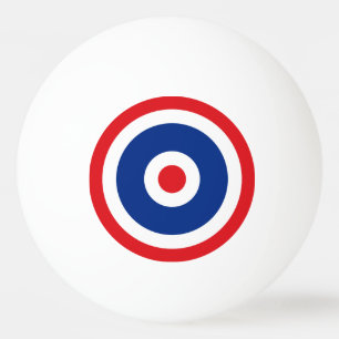 Thai Flag Roundel Target Tischtennisball