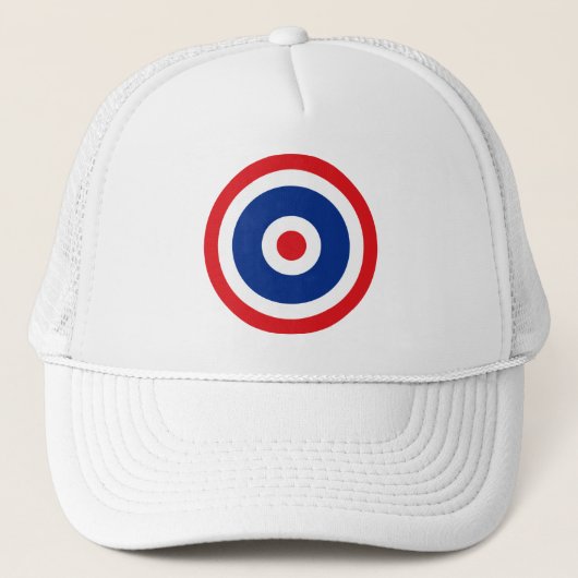 Thai Flag Roundel Target Truckerkappe (Vorderseite)