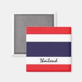 Thai flag & Thailand holiday/Fans-Sport Magnet (Vorderseite/Rückseite)