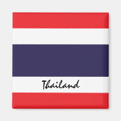 Thai flag & Thailand holiday/Fans-Sport Magnet (Vorne)