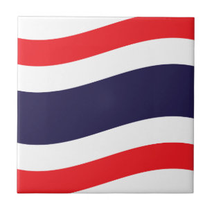Thai Flag Wave Fliese