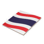 Thai Flag Wave Fliese (Seite)