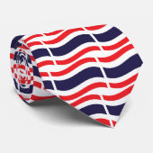 Thai Flag Wave Krawatte (Gerollt)