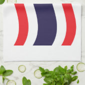 Thai Flag Wave Küchentuch (Gefaltet)