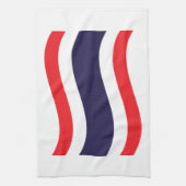 Thai Flag Wave Küchentuch (Vertikal)