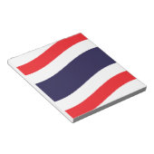 Thai Flag Wave Notizblock (angewinkelt)