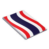 Thai Flag Wave Notizblock (Rechte Seite)