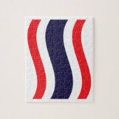 Thai Flag Wave Puzzle (Vertikal)