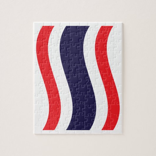 Thai Flag Wave Puzzle (Vertikal)