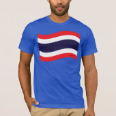 Thai Flag Wave T-Shirt (Vorderseite)