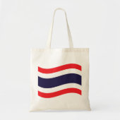 Thai Flag Wave Tragetasche (Vorne)