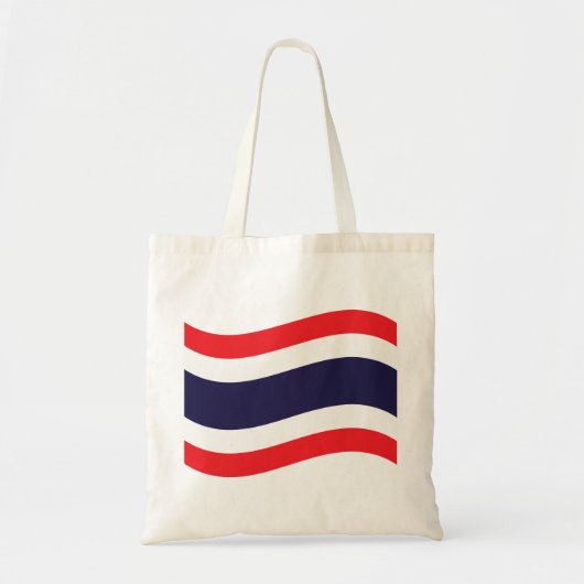 Thai Flag Wave Tragetasche (Vorne)