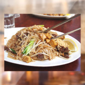 Thai Food Noodle Fried Noodles Restaurant Fensteraufkleber (Blatt 2)