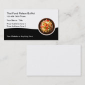 Thai Food Restaurant Cuisine Business Cards Visitenkarte (Vorne/Hinten)
