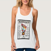 Thai Foot Massage ~ Reflexology map Tank Top (Vorderseite)