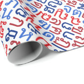 Thai Geschenkpapier (Rolleneckpunkt)