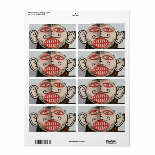 Thai Ghost Face, Phi Ta Khon Mask Festival, Loei (Vorne)