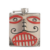 Thai Ghost Face, Phi Ta Khon Mask Festival, Loei Flachmann (Vorderseite)