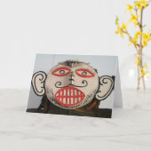 Thai Ghost Face, Phi Ta Khon Mask Festival, Loei Karte (Gelbe Blume)