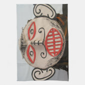 Thai Ghost Face, Phi Ta Khon Mask Festival, Loei Küchentuch (Vertikal)