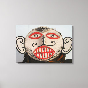 Thai Ghost Face, Phi Ta Khon Mask Festival, Loei Leinwanddruck
