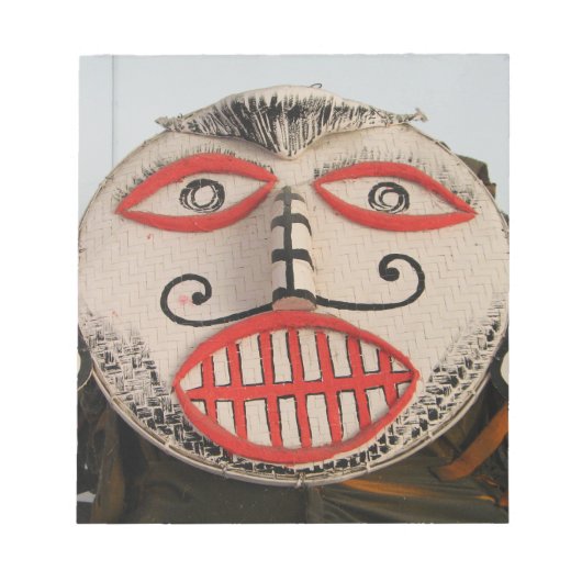 Thai Ghost Face, Phi Ta Khon Mask Festival, Loei Notizblock (Vorderseite)