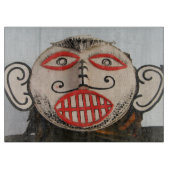 Thai Ghost Face, Phi Ta Khon Mask Festival, Loei Schneidebrett (Vorderseite)