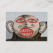Thai Ghost Face, Phi Ta Khon Mask Festival, Loei Visitenkarte (Rückseite)
