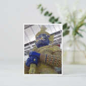 Thai-Goldstatue Postkarte (Stehend Vorderseite)