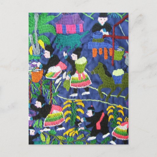 Thai Hilltribe Lifestyle Postkarte (Vorderseite)