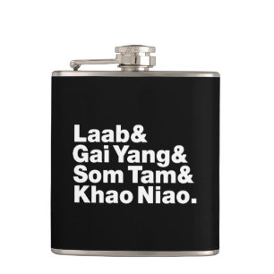 Thai Isaan Street Food Flachmann