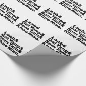 Thai Isaan Street Food Geschenkpapier (Ecke)