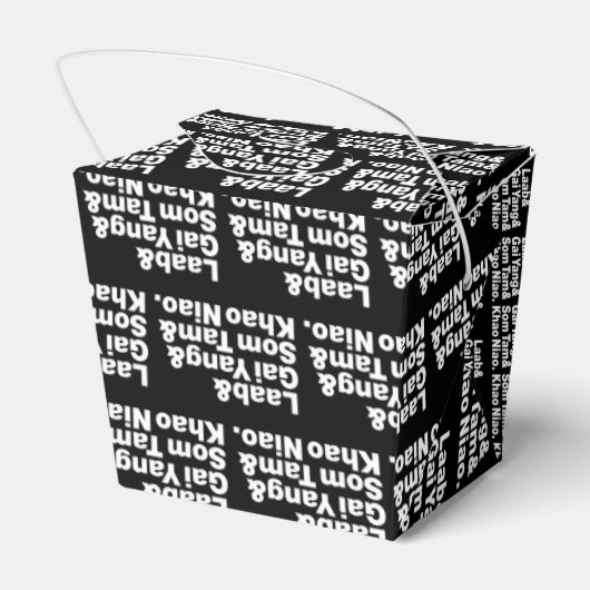 Thai Isaan Street Food Geschenkschachtel (Rückseite)